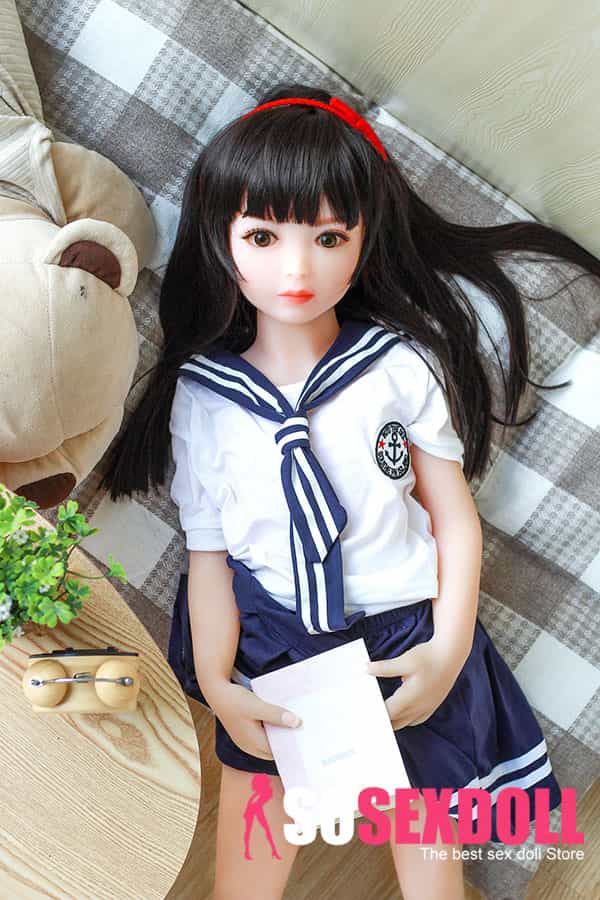 100cm Flat Chested Sex Doll Mini Love Doll School Girl Small Doll