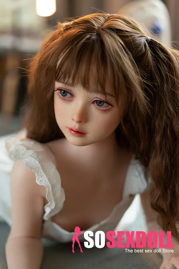 100cm Flat Chested Sex Doll Life Size Silicone Mini Custom Love Doll