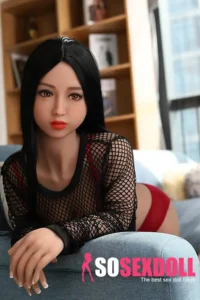 Black Wig Asian Big Boobs Sex Doll